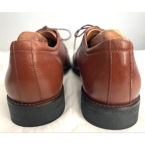 Flag Ltd Nappa Glove Men\'s Oxford Shoes Size 10.5 Medium Cognac Brown. main image 11
